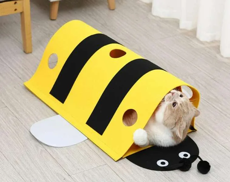 TUNEL INTERACTIVO ABEJA PARA MASCOTA