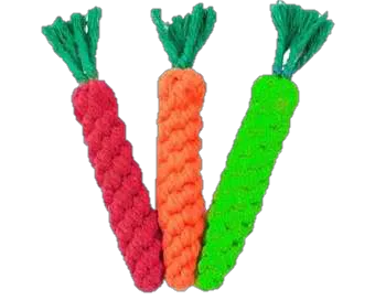 ZANAHORIA DE CUERDA (NATURAL, PARA ROER Y JUGAR)