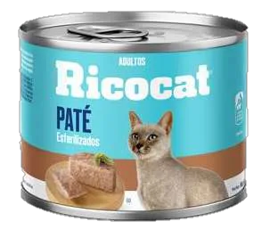 LATA PATE RICOCAT ESTERILIZADO (180GR)