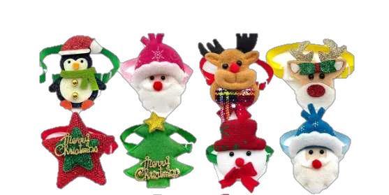 COLLAR NAVIDEÑO (CUELLO HASTA 38 CM)