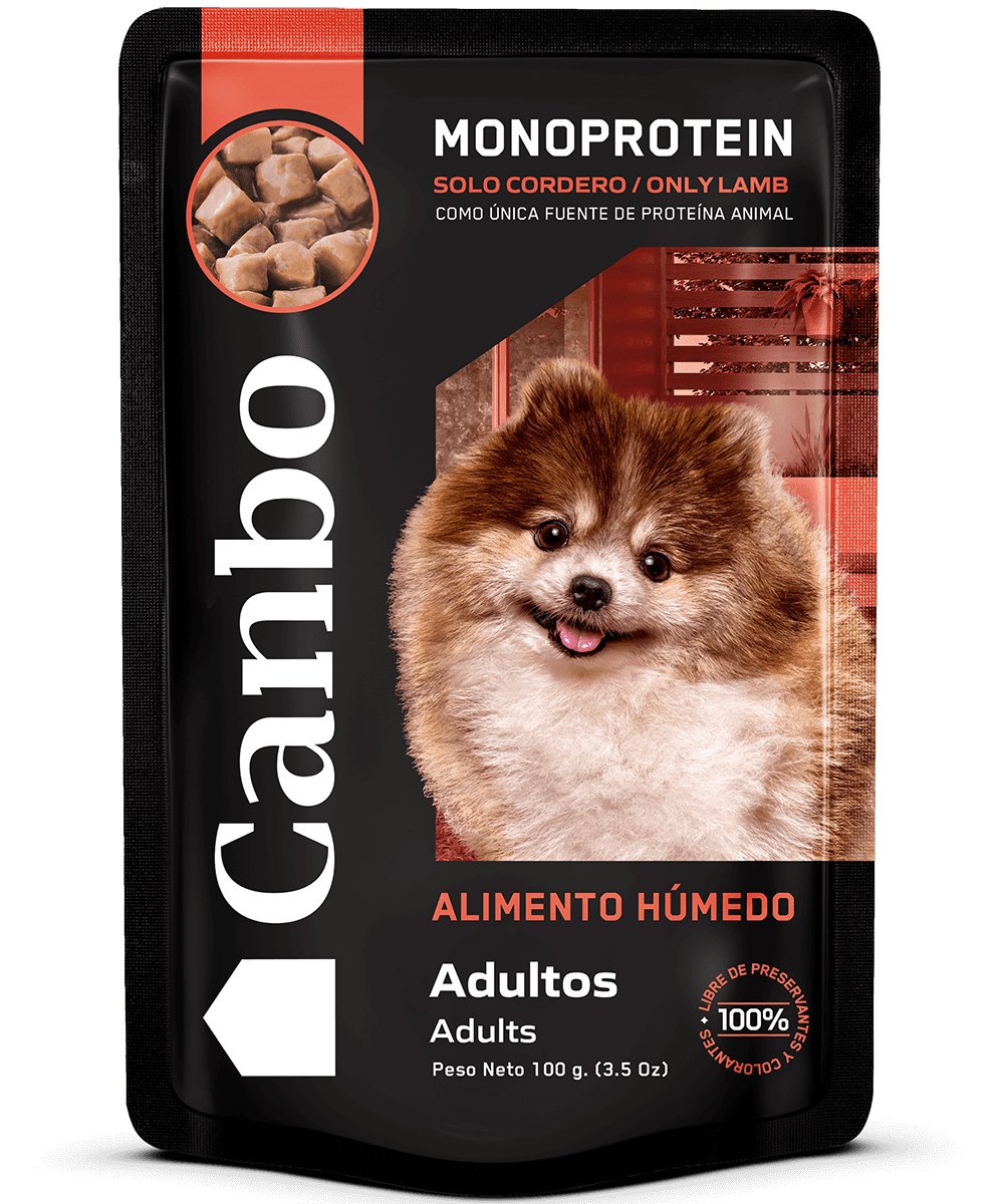 CANBO POUCH TROCITOS EN SALSA CORDERO 100GR