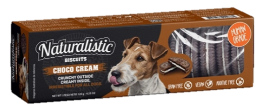NATURALISTIC BISCUITS CREMA CHOCOLATE 120 GR